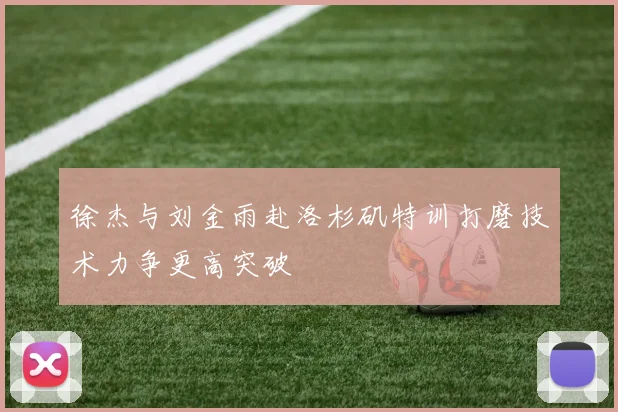 徐杰与刘金雨赴洛杉矶特训打磨技术力争更高突破